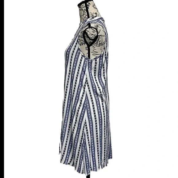 ELAN Aztec Southwest Mini Dress Women’s S | Boho Festival Swing Shift Resort - Picture 4 of 9